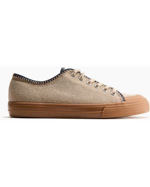 H&M Sneaker aus Twill - Braun