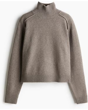 H&M Pullover mit Turtleneck - Braun