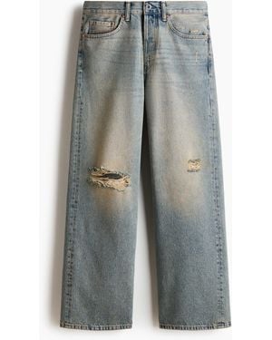 H&M Loose Jeans - Grau