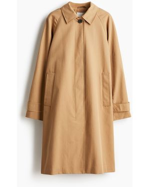 H&M Carcoat Van Twill - Naturel