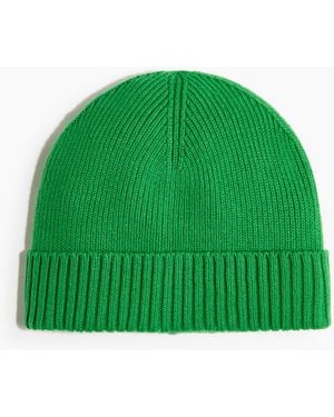 H&M Gerippte Beanie - Grün