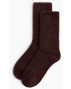 H&M Flauschige Socken - Braun