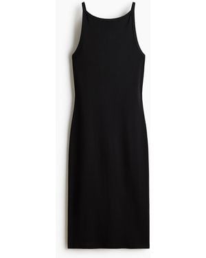 H&M Katoenen Bodyconjurk - Zwart