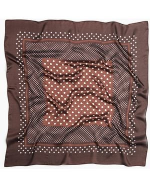 H&M Gemustertes Tuch - Braun