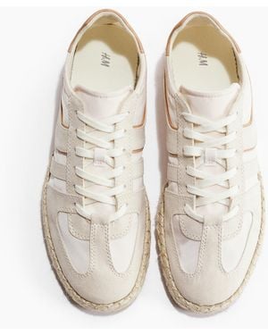 H&M Espadrille-Sneaker - Weiß