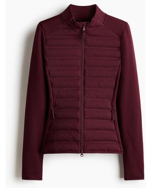 H&M Gewatteerd Hybridejack Met Thermomove - Rood
