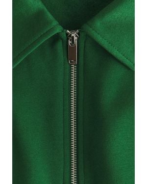 H&M Sweatshirt mit Zipper - Grün