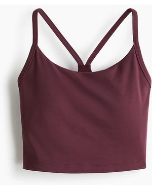 H&M Sport-BH mit SoftMoveTM Medium Support - Lila