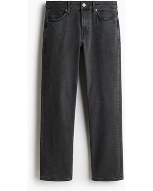 H&M Regular Jeans - Schwarz