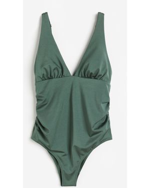 H&M MAMA Badeanzug - Grün