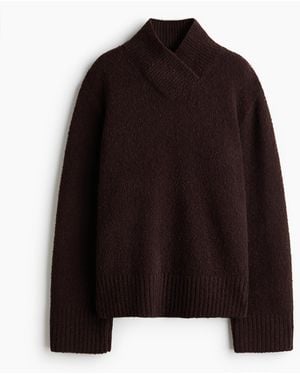 H&M Trui Van Wolmix - Zwart