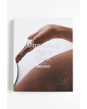 H&M Sheertex Ultrastarke transparente Strumpfhose - Braun
