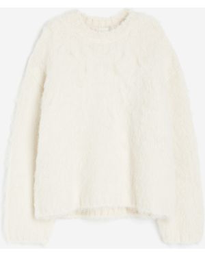 H&M Oversized Pullover - Weiß