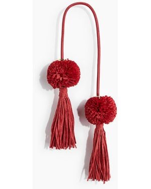 H&M Strooien Tasbedel Met Kwastje - Rood