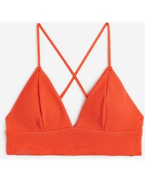 H&M Padded Bikinitop - Oranje