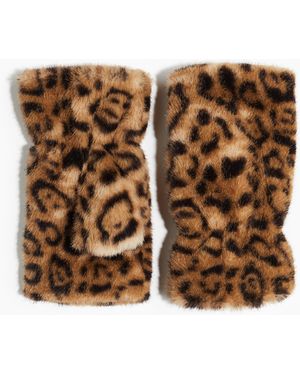 H&M Flauschige Pulswärmer - Braun