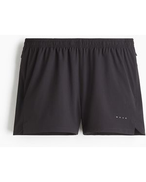 H&M Kurze Laufshorts mit DryMoveTM - Schwarz
