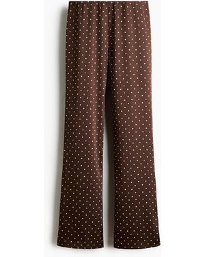 H&M Schlupfhose aus Satin - Braun