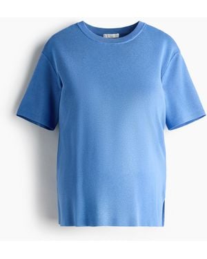 H&M MAMA T-Shirt aus Feinstrick - Blau