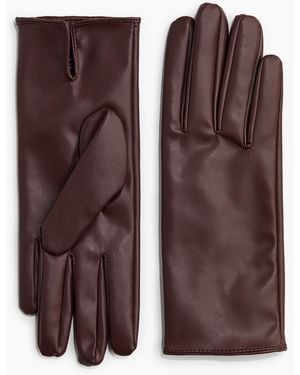H&M Beschichtete Handschuhe - Braun