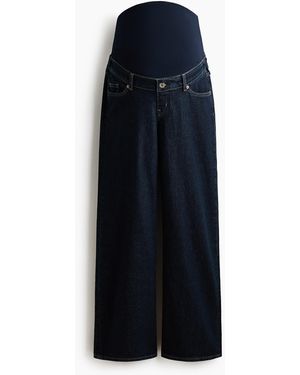 H&M MAMA Wide Jeans - Blau