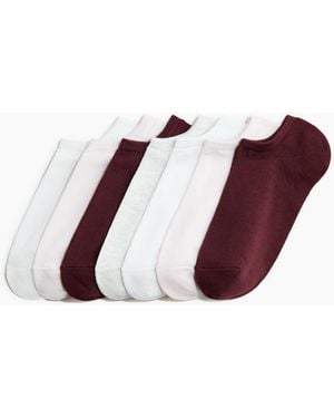 H&M 7er-Pack Sneakersocken - Rot