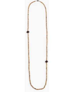 H&M Halskette mit Perlen - Weiß