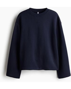 H&M Oversized Sweatshirt - Blau