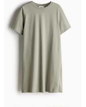 H&M MAMA T-Shirt-Kleid mit Stillfunktion - Grün