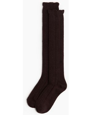 H&M Lange Socken in Musterstrick - Mehrfarbig