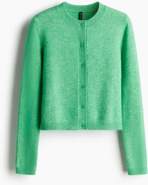 H&M Feinstrick-Cardigan - Grün
