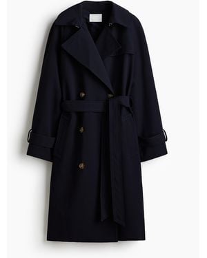 H&M Trenchcoat - Blau