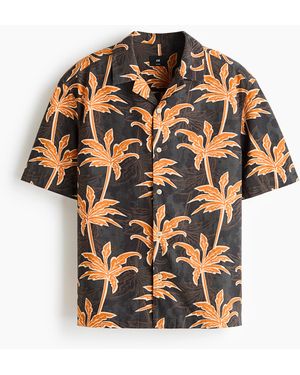 H&M Casual Katoenen Overhemd - Meerkleurig
