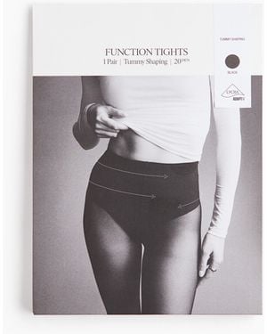 H&M Tummy Shape Panty Met Lycra - Zwart