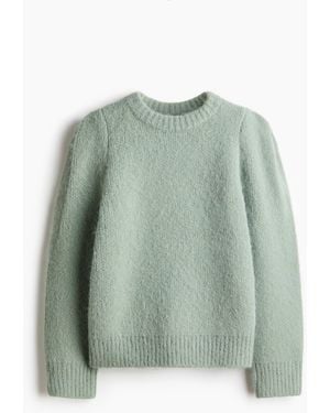 H&M Jacquardgebreide Trui - Groen