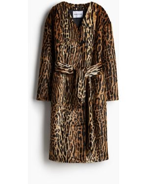 H&M Valeria Fur Coat - Zwart