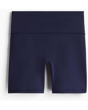 H&M Sport-Radlershorts mit SoftMoveTM - Blau