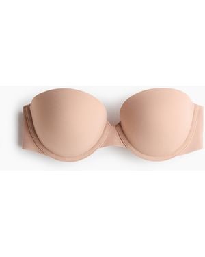 H&M Balconette-BH aus Mikrofaser mit Push-up - Pink