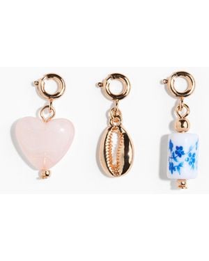 H&M 3er-Pack Charms - Blau