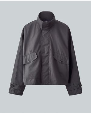 H&M Jacke mit Trichterkragen - Grau