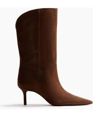 H&M Stiefel mit Absatz - Braun