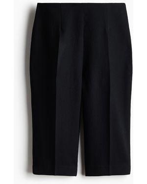H&M Geklede Capribroek - Zwart