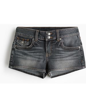 H&M Denim Minishort - Grijs