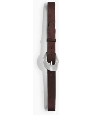 H&M Gürtel mit asymmetrischer Schnalle - Braun