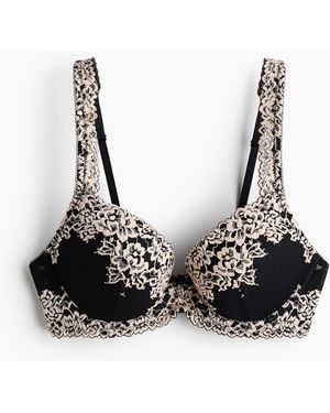 H&M Kanten Push-up Bh - Zwart