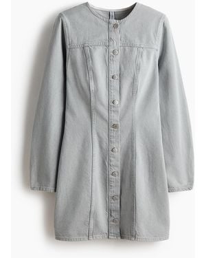 H&M Jeanskleid - Grau