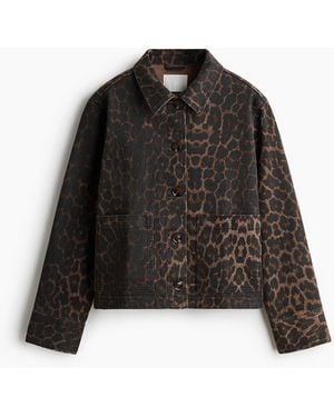 H&M Jack Van Katoenen Denim - Zwart