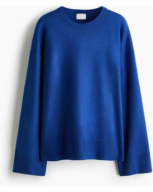 H&M Oversized Trui - Blauw