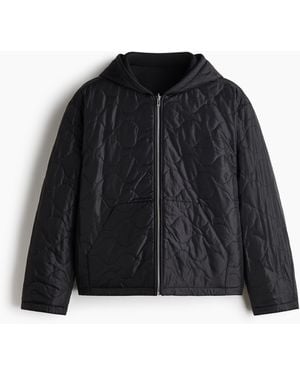 H&M Tweezijdig Draagbaar Pilotenjack - Zwart