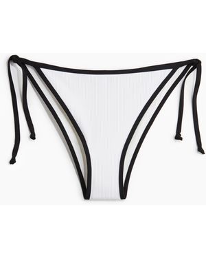 H&M Tie-Tanga Bikinihose - Schwarz